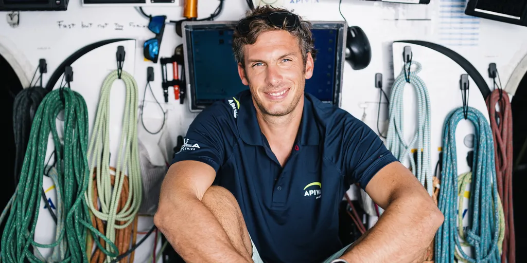 Portrait du skipper Charlie Dalin