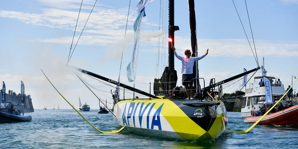 Charlie Dalin, vainqueur de la Vendée Arctique 2022