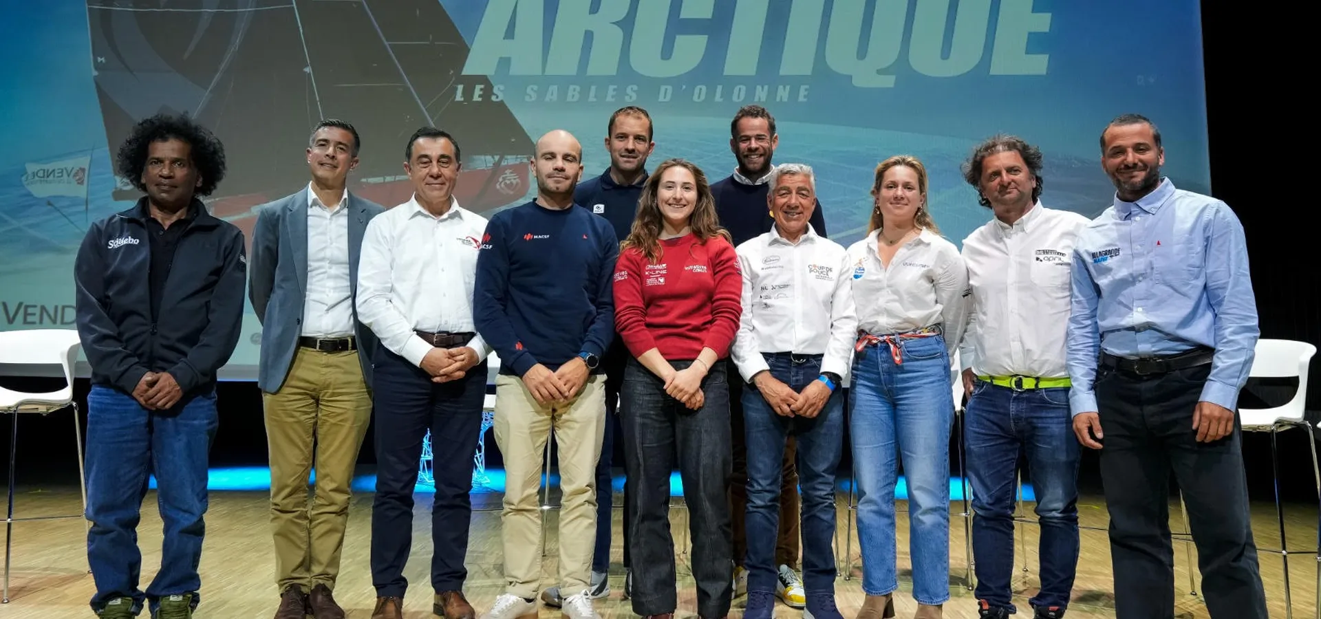 Les skippers réunis à trois semaines du départ