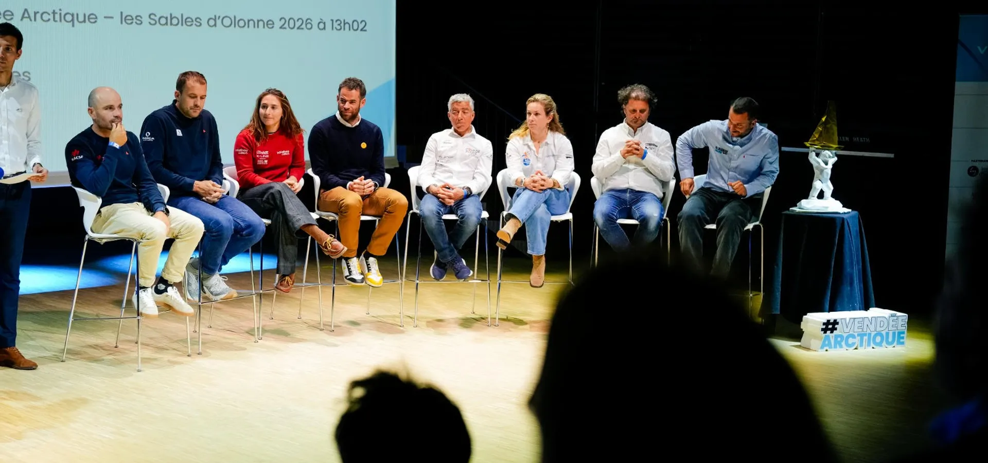 Les skippers à trois semaines du départ
