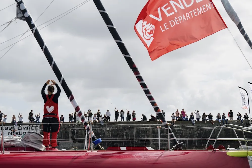 Au départ, à bord d'Initiatives-Coeur. 