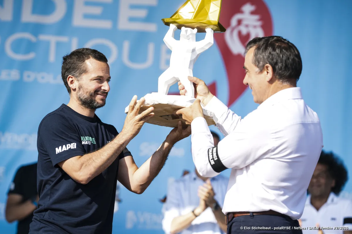La cérémonie de remise des prix des skippers