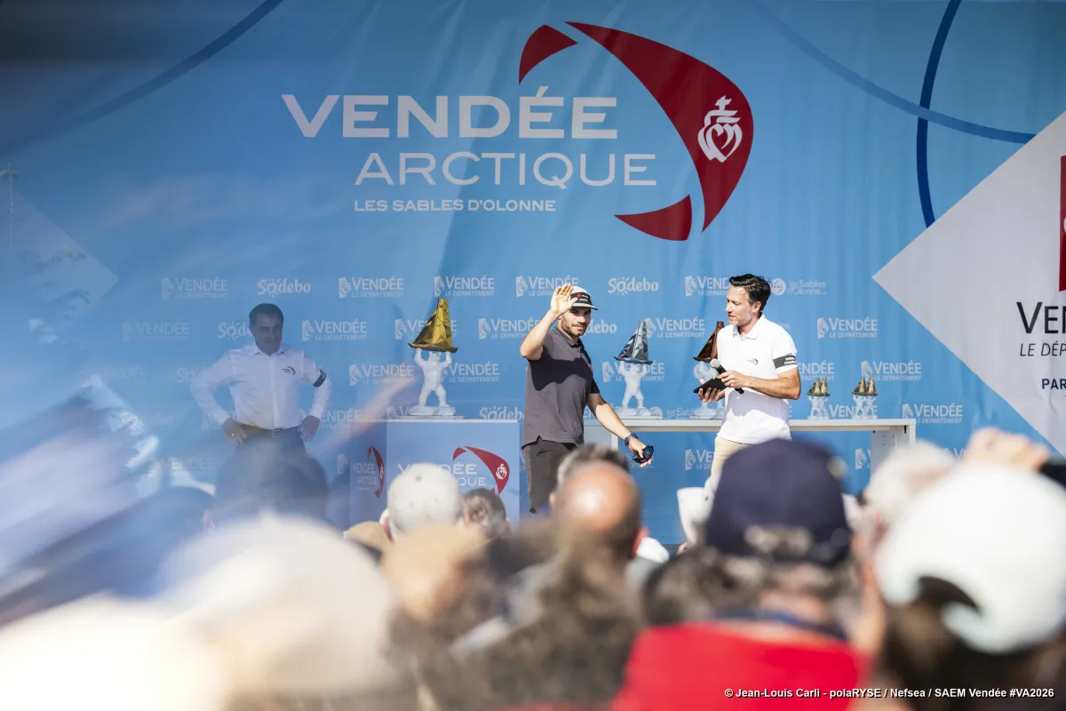 La cérémonie de remise des prix des skippers