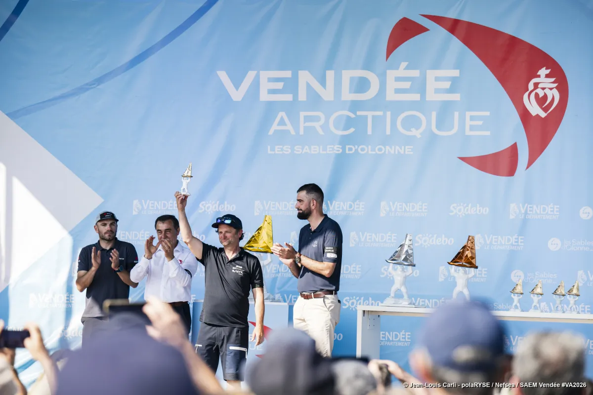 La cérémonie de remise des prix des skippers