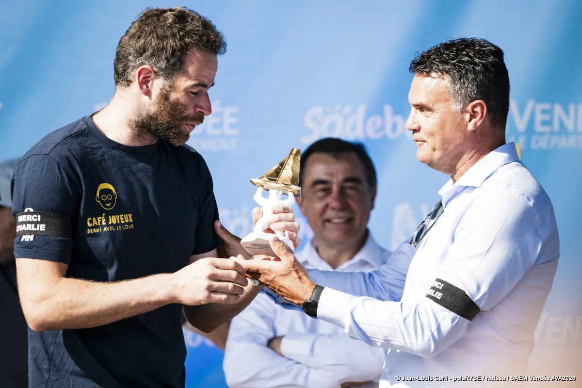 La cérémonie de remise des prix des skippers