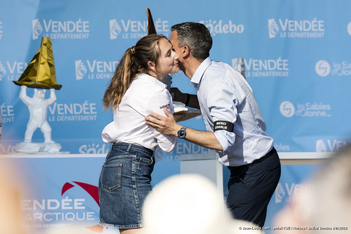 La cérémonie de remise des prix des skippers