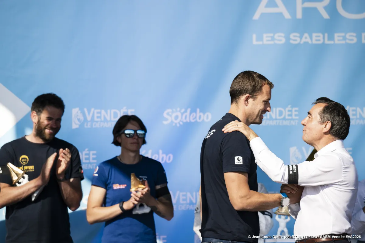 La cérémonie de remise des prix des skippers