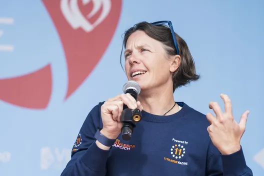 Francesca Clapcich, skipper de l'IMOCA 11th Hour Racing 