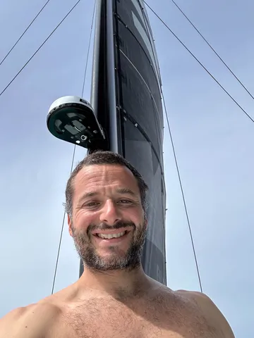 Atmosphere aboard the Imoca Allagrande-Mapei, skippered by Ambrogio Beccaria during the Vendée Arctique 2026 - at sea on 08/06/2026