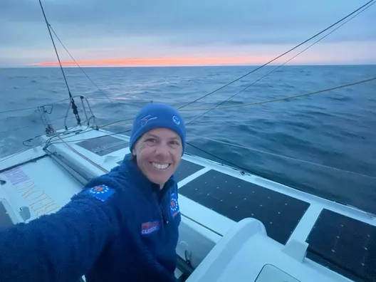 Atmosphere aboard the Imoca 11TH Hour Racing, skippered by Francesca Clapcich during the Vendée Arctique 2026 - at sea on 08/06/2026