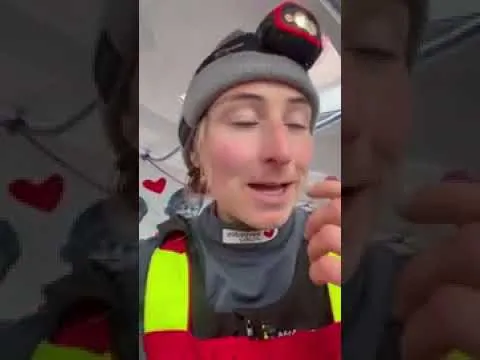 La descente va être rapide pour Violette 🚀