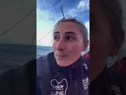 Violette Dorange au large des Îles Féroé