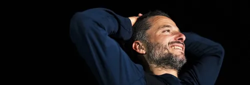Ambrogio Beccaria lors de l'arrivée. 