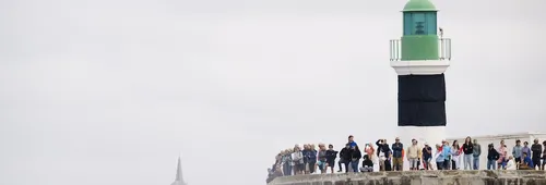 À l'arrivée ce mardi matin. 