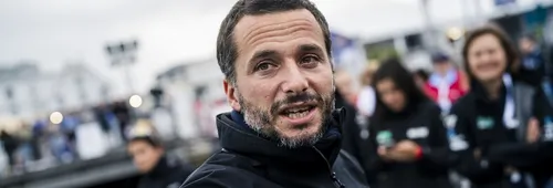 Ambrogio Beccaria lors de l'arrivée. 