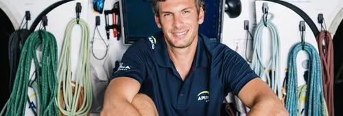 Portrait du skipper Charlie Dalin