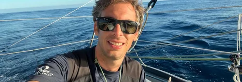 Charlie Dalin in light winds Day 2