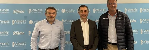 Francis Le Goff, Alain Leboeuf et Yannick Moreau ont présenté l'édition 2022 de la Vendée Arctique