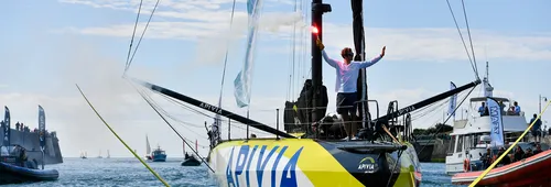 Charlie Dalin, vainqueur de la Vendée Arctique 2022
