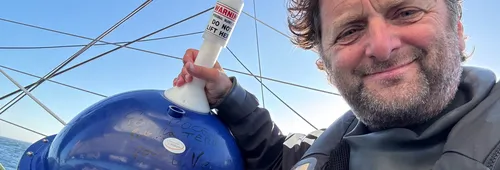 Atmosphere aboard the Imoca April Marine - Recherche Co-Partenaire, skippered by Arnaud Boissières during the Vendée Arctique 2026 - at sea on 08/06/2026