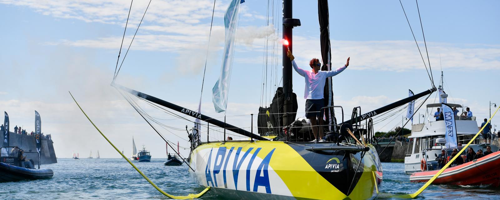 Charlie Dalin, vainqueur de la Vendée Arctique 2022