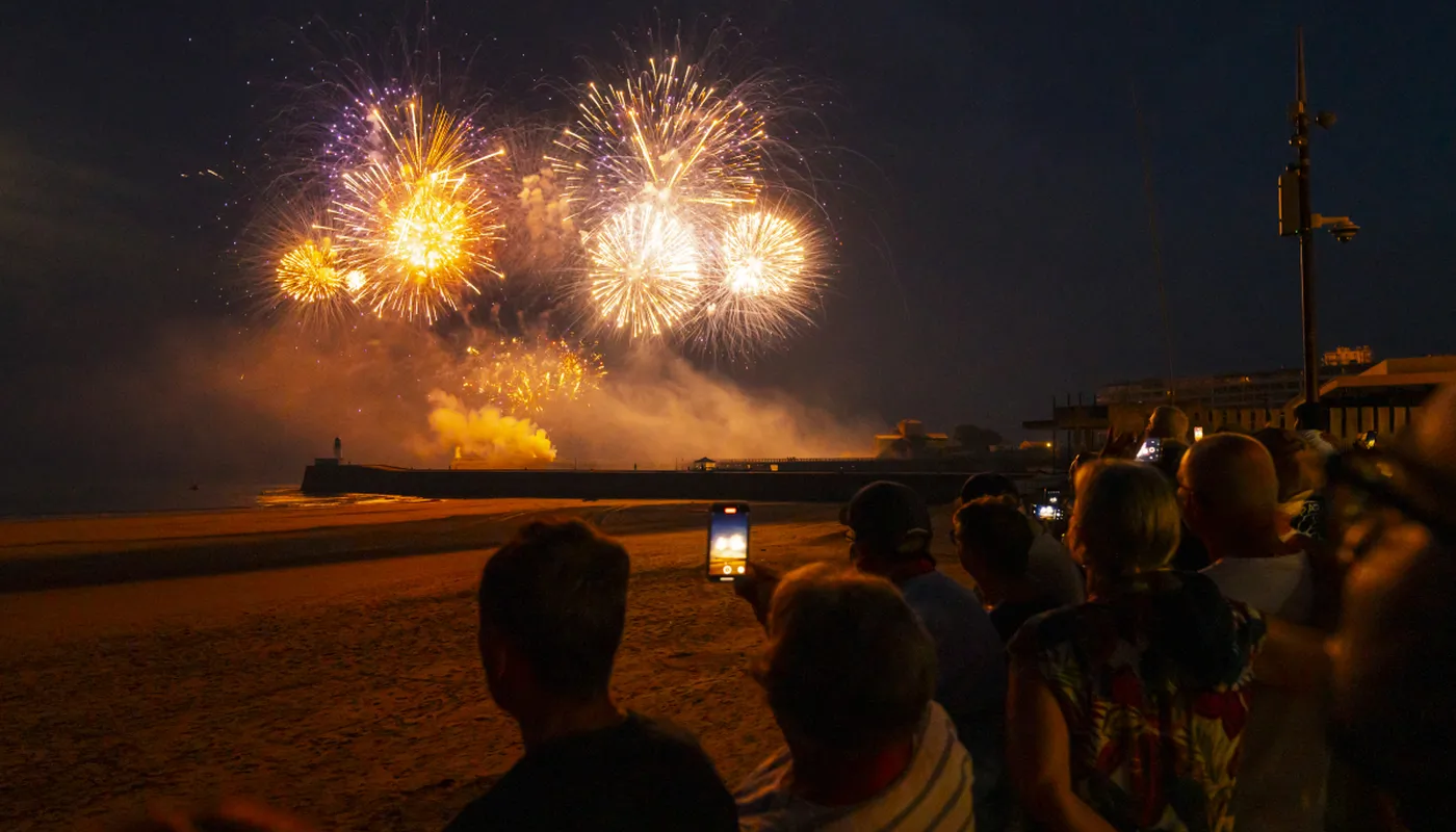 29 mai 2026, les Sables-d'Olonne, spectacle de drones à l'occasion de la Vendée Arctique 