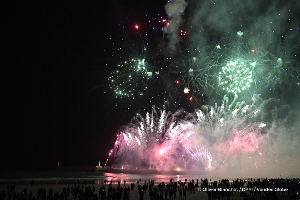 Firewroks during the closing ceremony of the VG2016