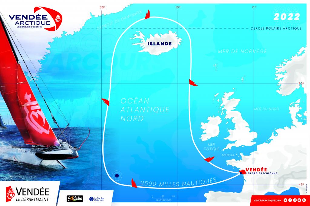 Le parcours de la Vendée Arctique - Les Sables d'Olonne